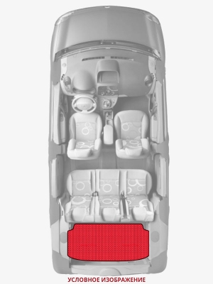 ЭВА коврики «Queen Lux» багажник для Vauxhall Cavalier